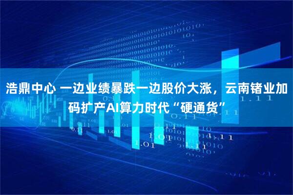 浩鼎中心 一边业绩暴跌一边股价大涨，云南锗业加码扩产AI算力时代“硬通货”